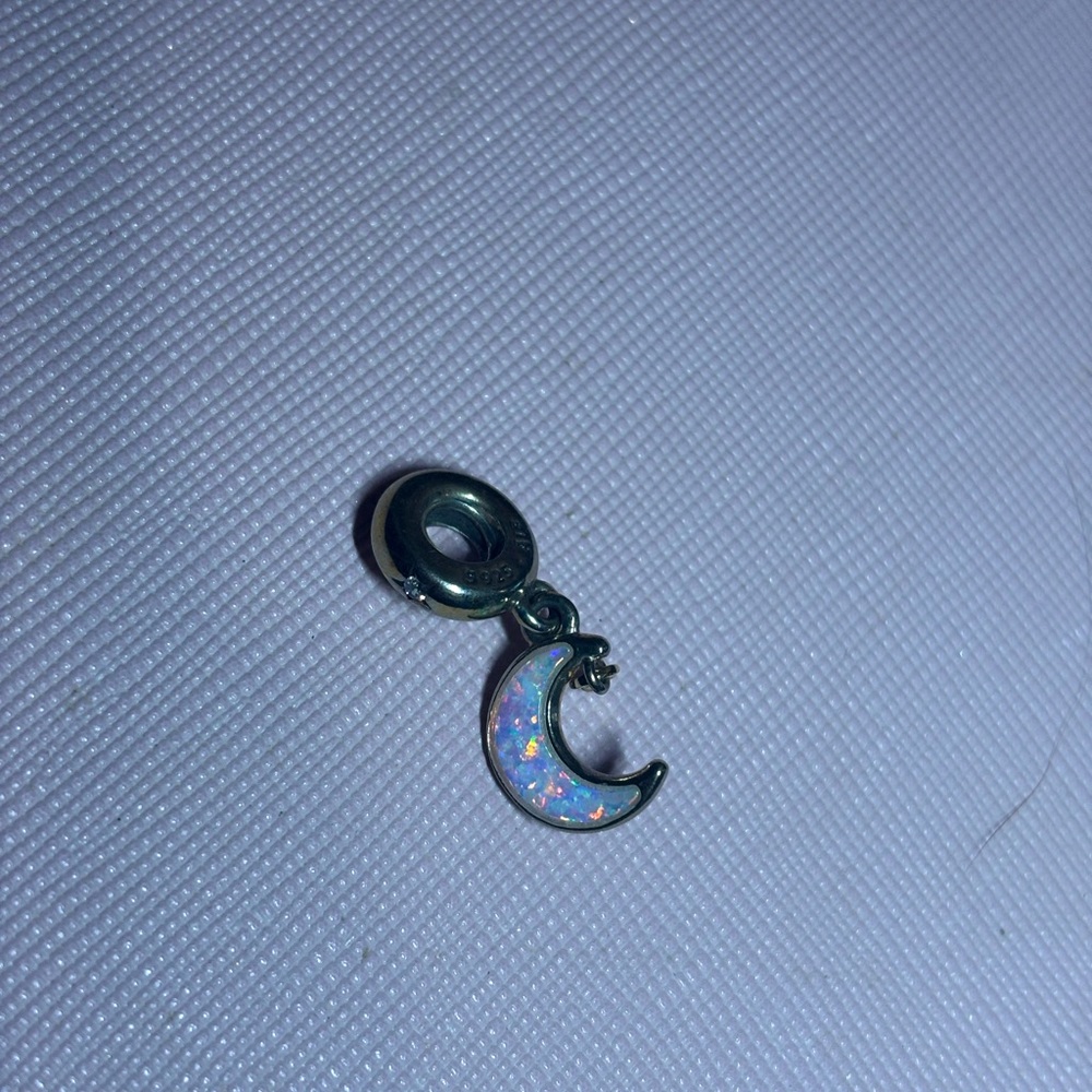 Pandora Silver Crescent Moon Charm